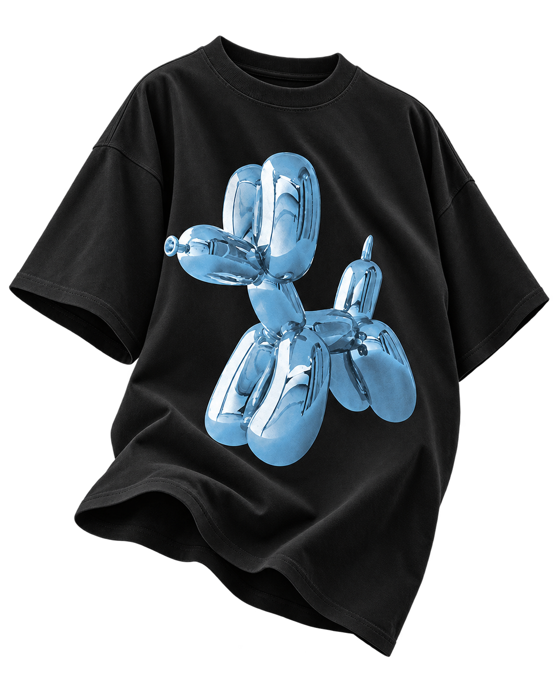 DISTRICT 99 Chrome Balloon oversized T-shirt - editorial drape