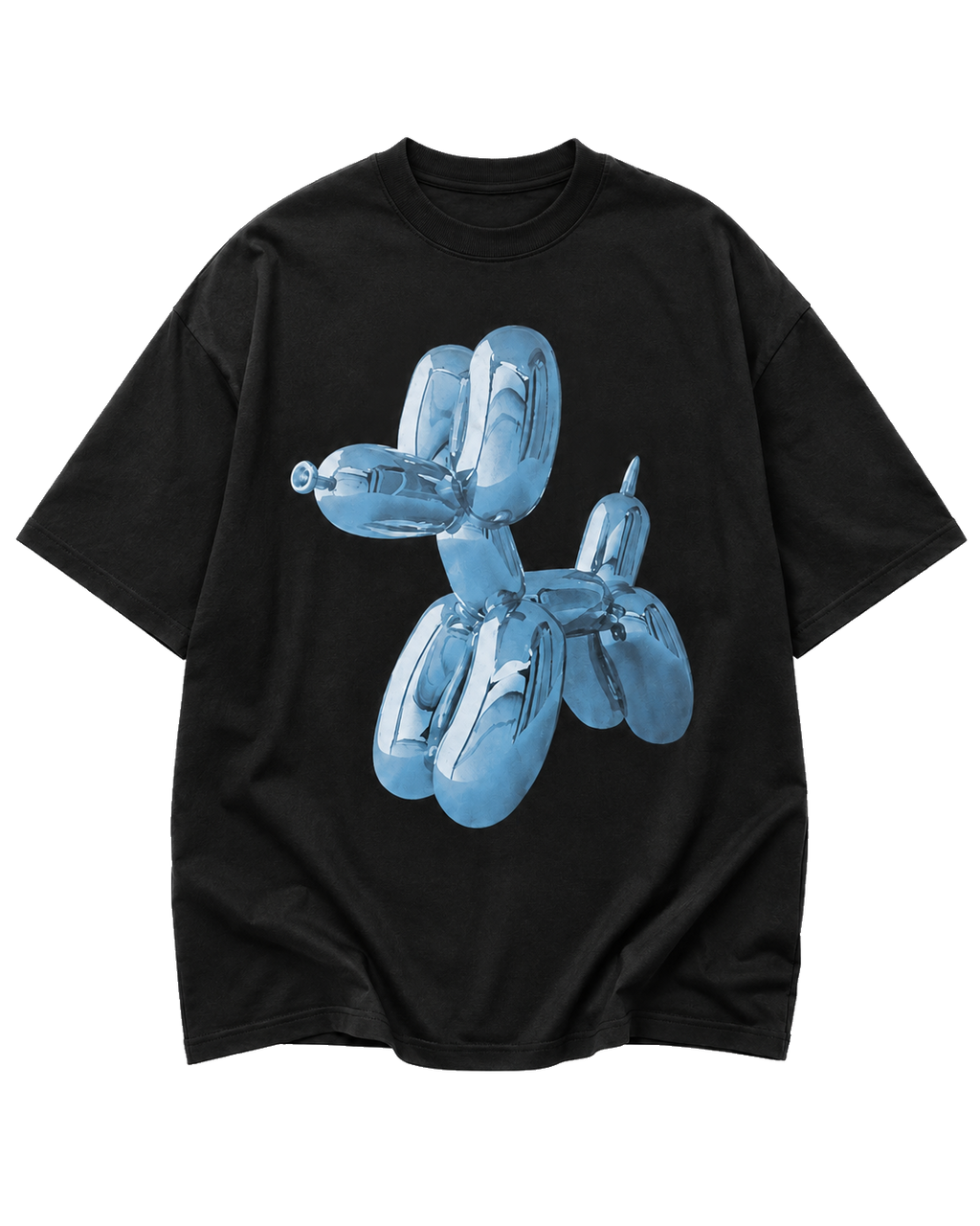 DISTRICT 99 Chrome Balloon oversized T-shirt - flat lay