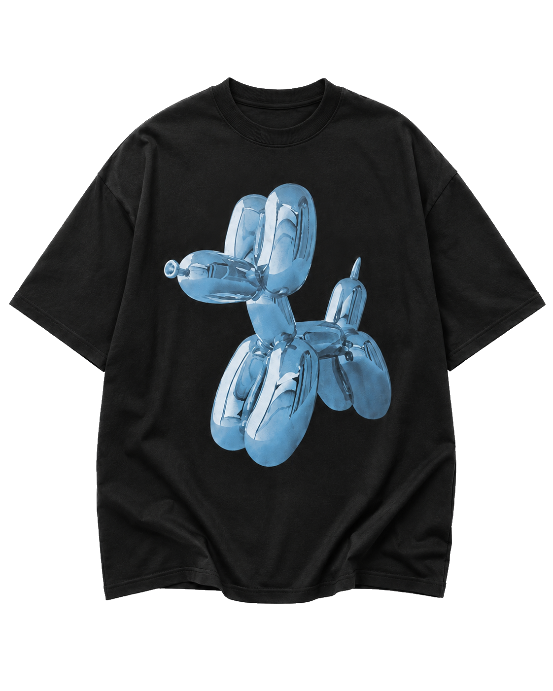 DISTRICT 99 Chrome Balloon oversized T-shirt - flat lay