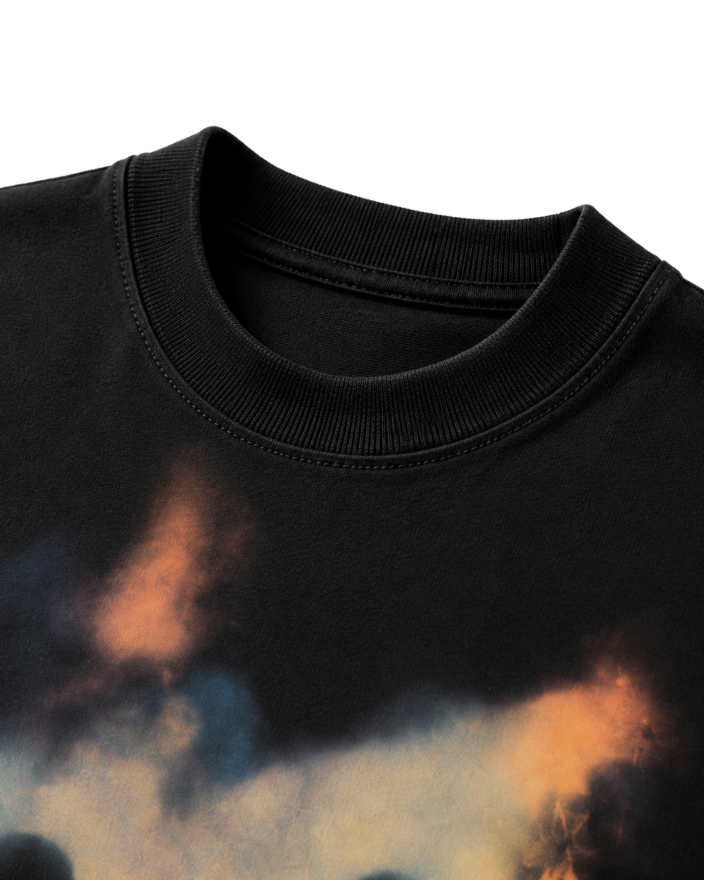 DISTRICT 99 Lost Signal T-shirt - premium ribbed collar detail