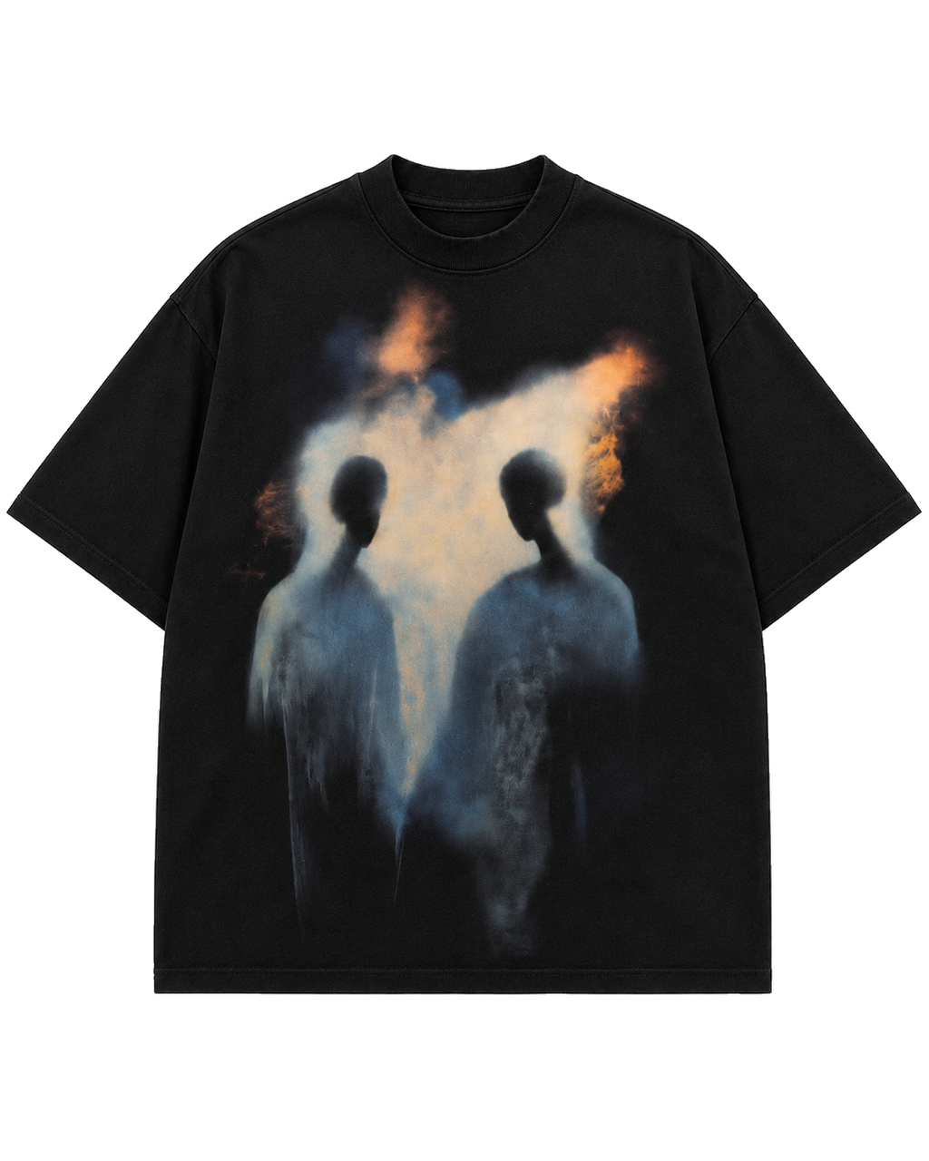 DISTRICT 99 Lost Signal oversized T-shirt - flat lay