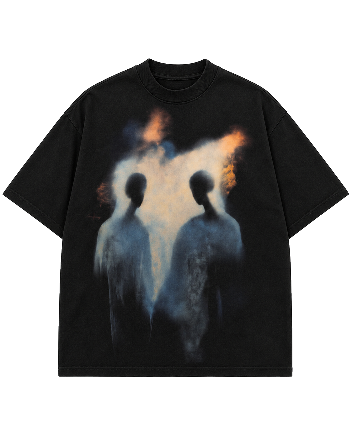 DISTRICT 99 Lost Signal oversized T-shirt - flat lay