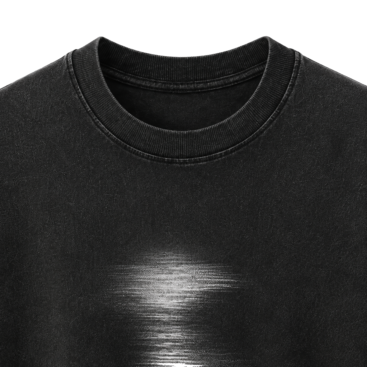 DISTRICT 99 Blur Trace T-shirt - premium ribbed collar detail