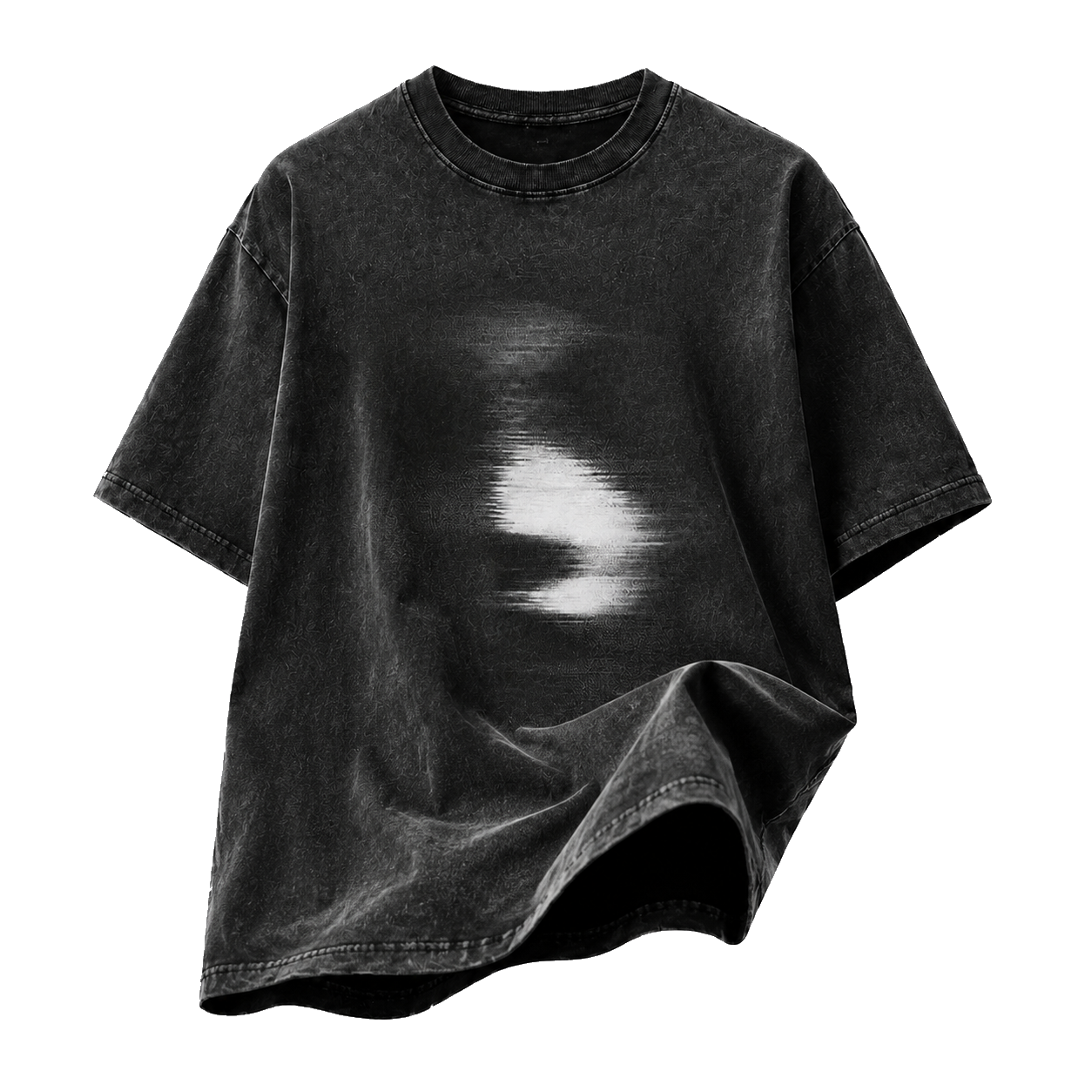 DISTRICT 99 Blur Trace oversized T-shirt - editorial drape