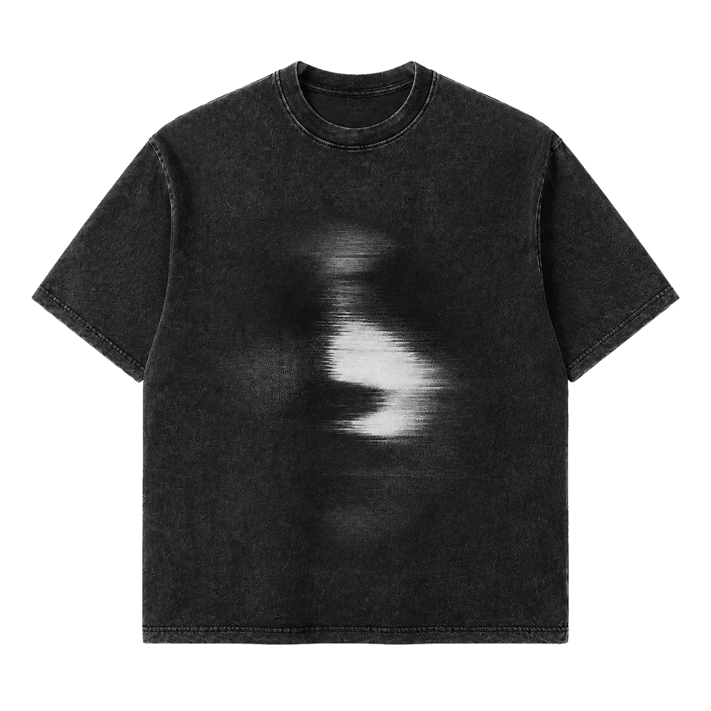 DISTRICT 99 Blur Trace oversized T-shirt - flat lay