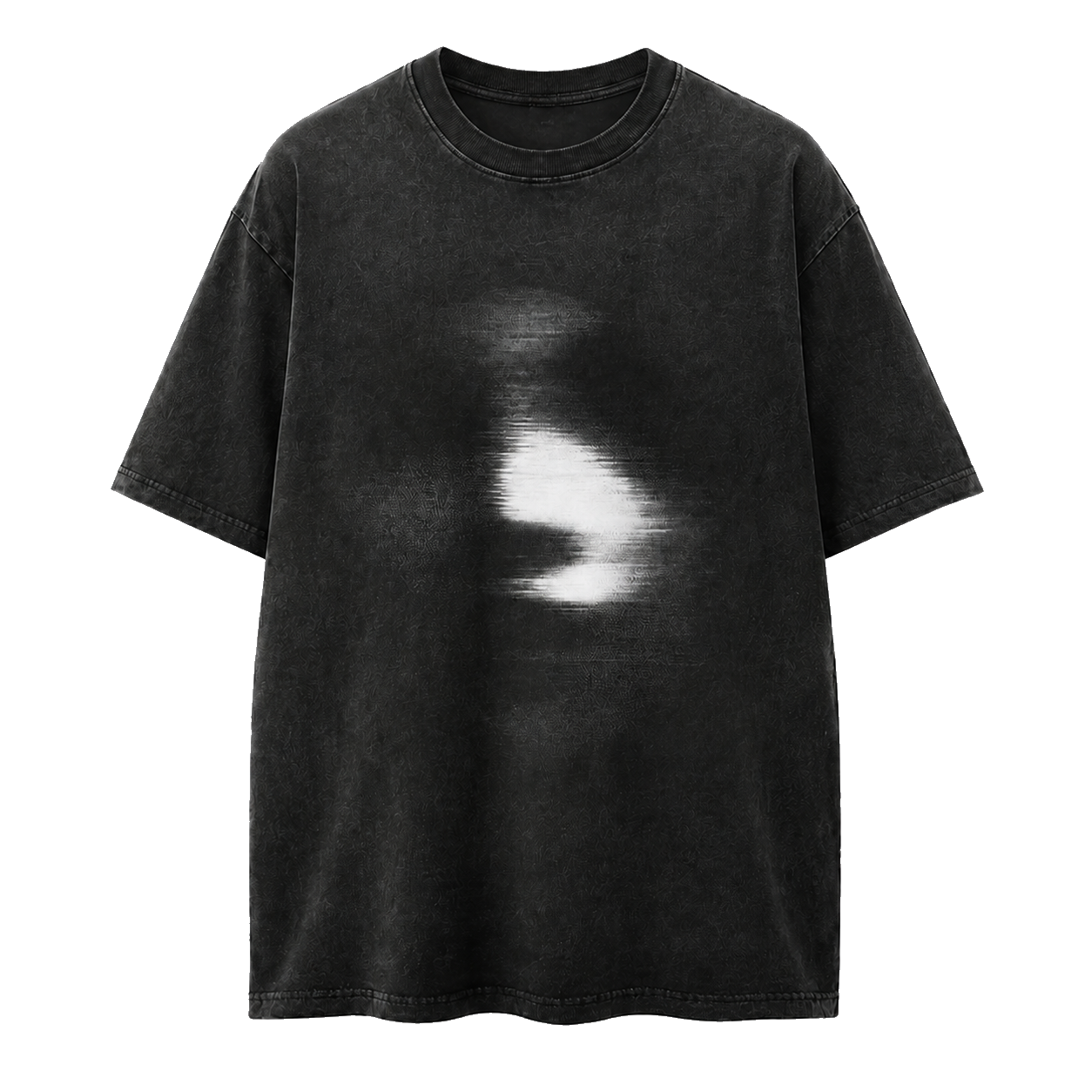 DISTRICT 99 Blur Trace oversized T-shirt - front view