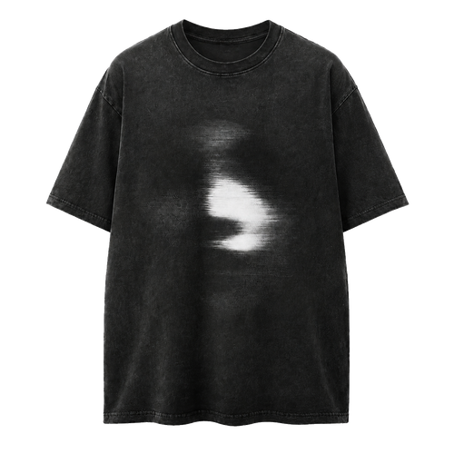 DISTRICT 99 Blur Trace oversized T-shirt - front view